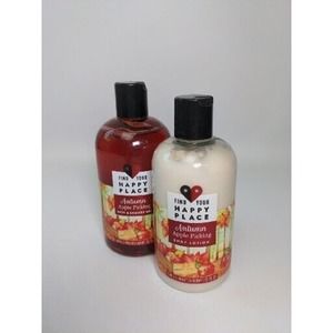 Find Your Happy Place Body Lotion & Shower Gel Set Autumn Apple Picking Scent